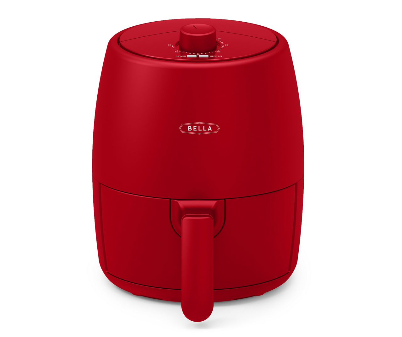 Bella Red Matte 2-Quart Manual Air Fryer