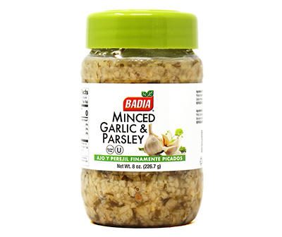 Minced Garlic & Parsley, 8 Oz.