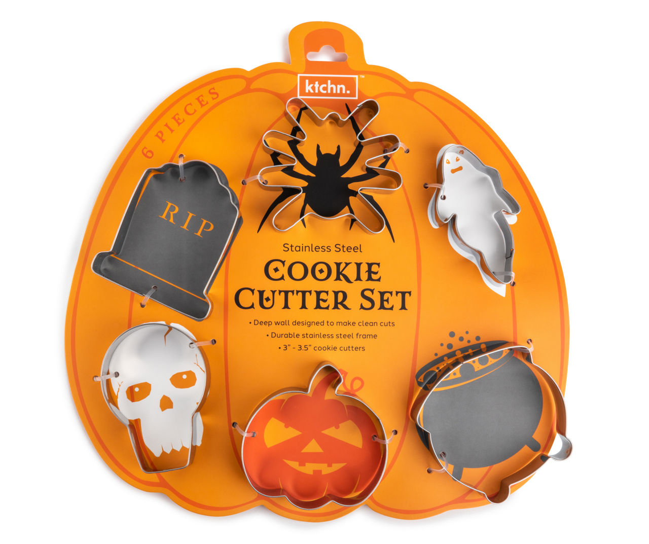 Pumpkin Time 6Piece Stainless Steel Cookie Cutter Set Big Lots