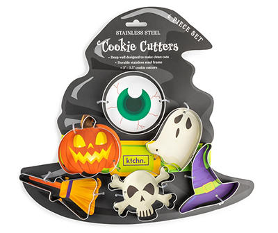 Witch Please 6-Piece Stainless Steel Cookie Cutter Set