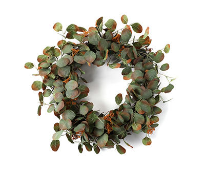 22" Eucalyptus Leaf Wreath