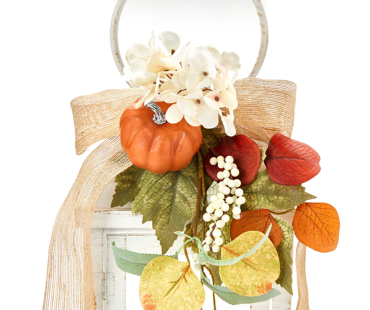 Pumpkin, Leaf & Berry LED Candle Trio Lantern