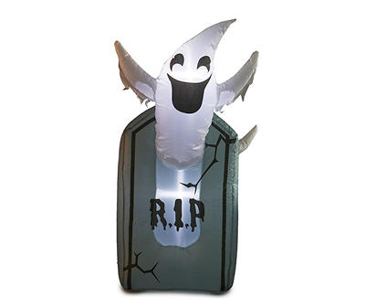 3.5' Inflatable LED Tombstone & Ghost