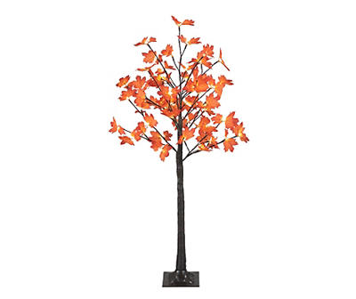 4' Maple Leaf LED Tree