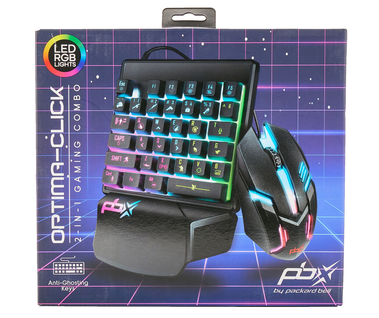  RGB PC Gaming Accessories Combo Kit - Gaming Keyboard