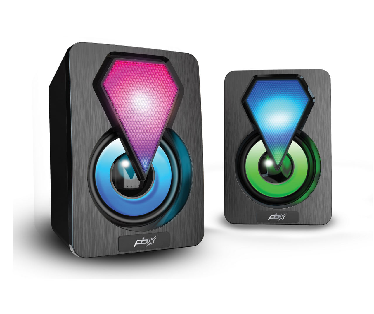 Packard Bell Neon-Duo LED Gaming Speakers | Big Lots