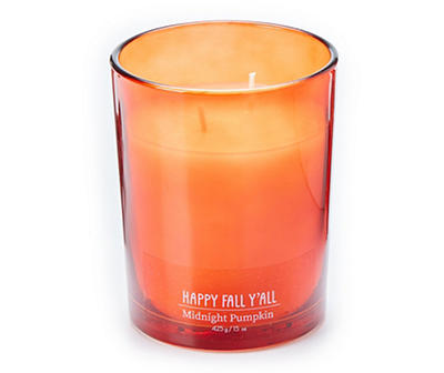 Midnight Pumpkin Orange Jar Candle, 15 oz.