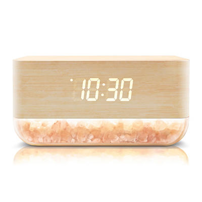 Lomi Wood & Himalayan Salt Sunrise Alarm Clock
