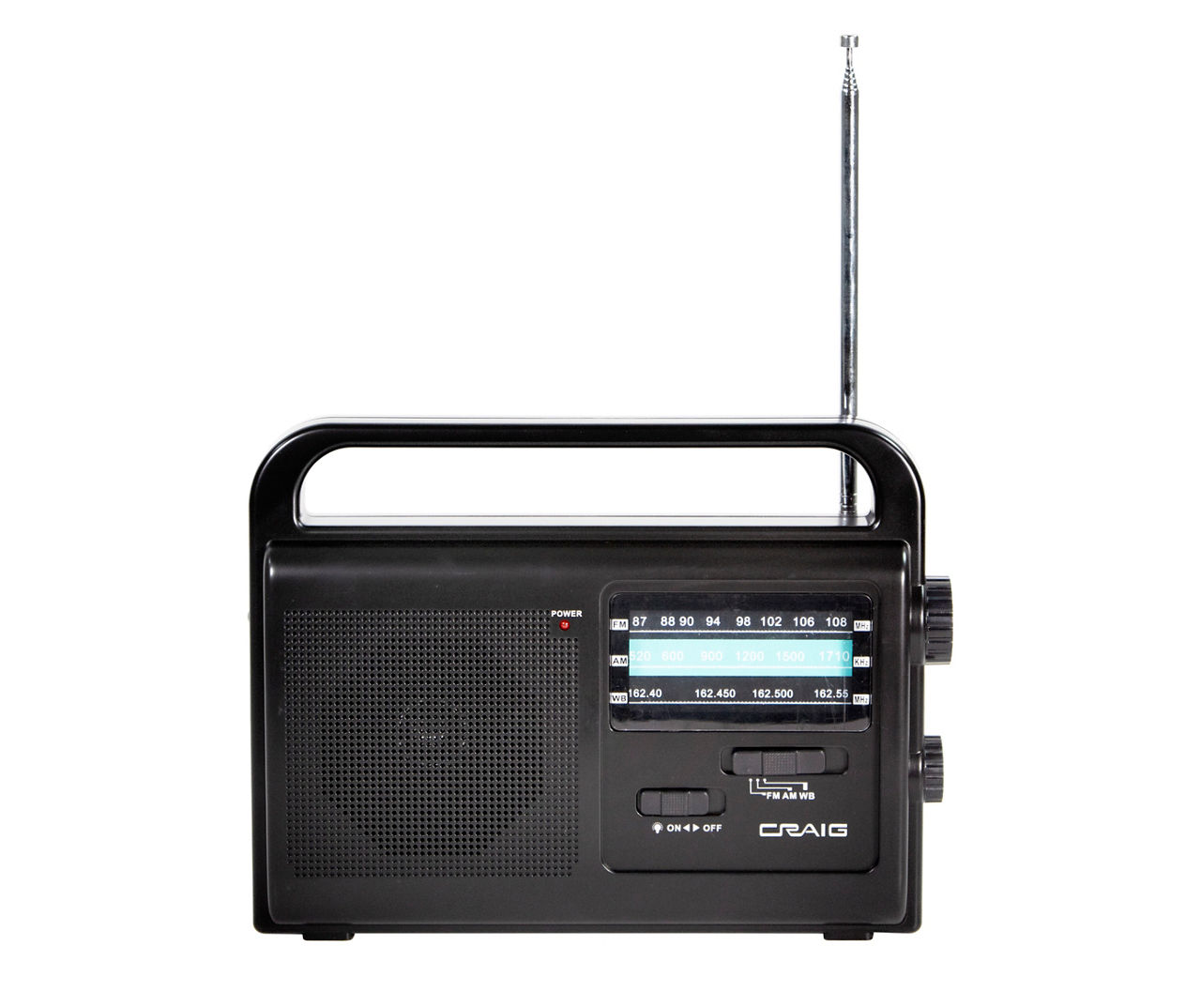 Craig Portable AM/FM Weatherband Radio Big Lots