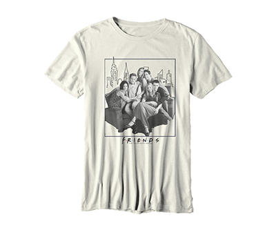 Friends Women's Egret Couch Graphic Tee