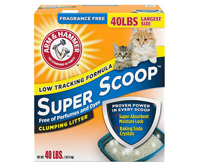 Super Scoop Clumping Cat Litter, 40 Lbs.
