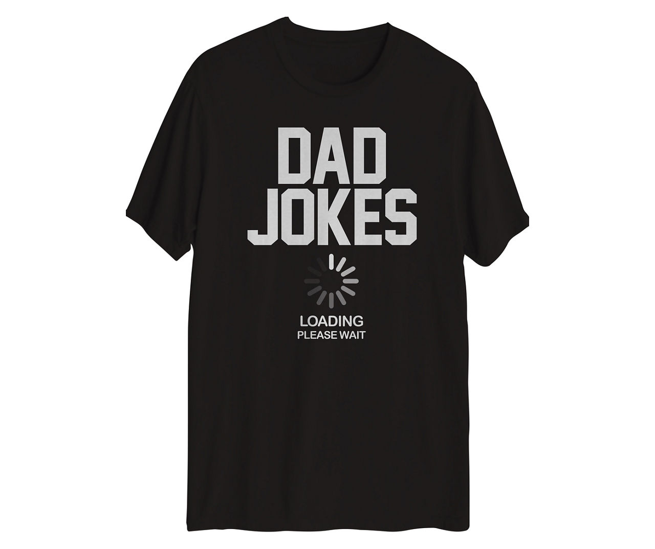 Men's Size XX-Large "Dad Jokes" Black Graphic Tee