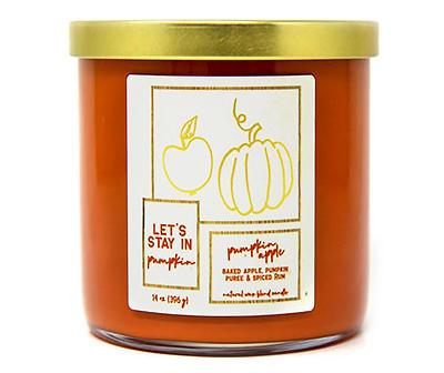 Pumpkin Apple Orange Jar Candle, 14 oz.