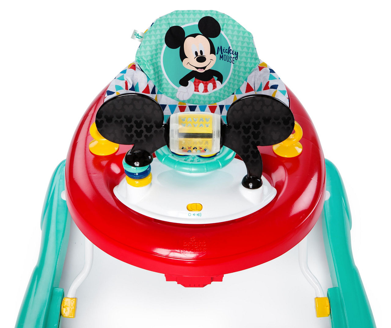 Blue Red Mickey Mouse Happy Triangles Baby Walker