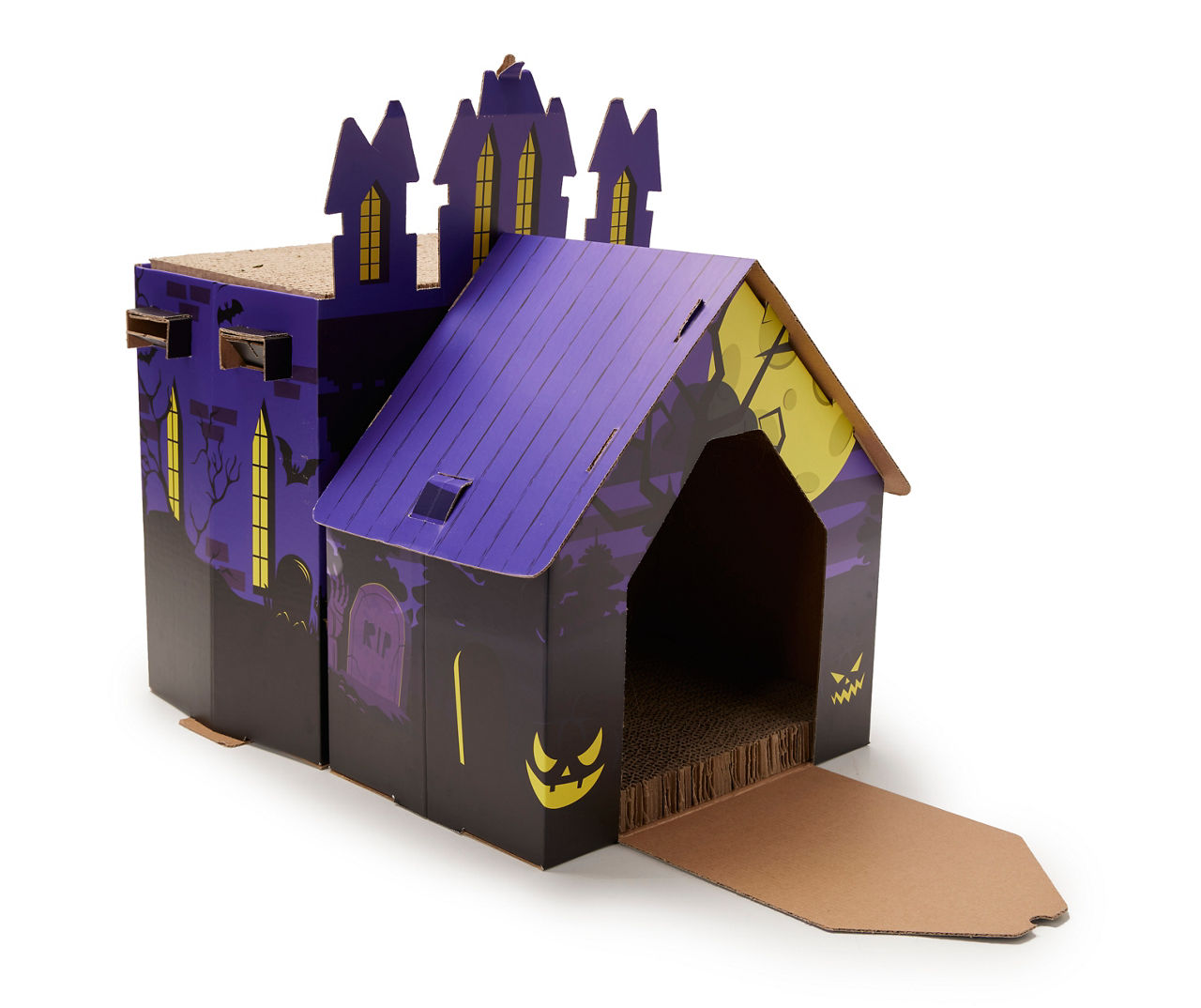 Halloween cat 2025 scratcher house