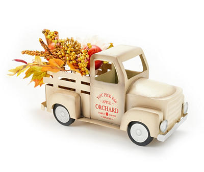 "Apple Orchard" Apple & Floral Truck Tabletop Decor