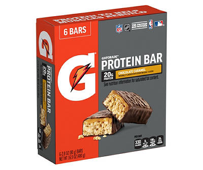 Chocolate Caramel Protein Bar, 6-Count