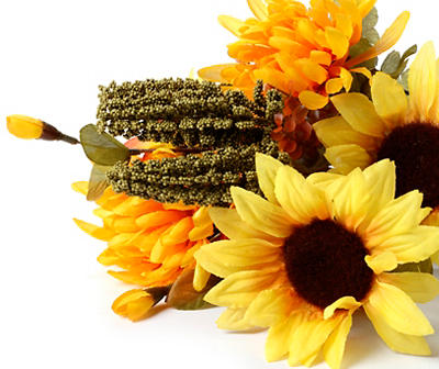 Sunflower, Heather & Mum Bush