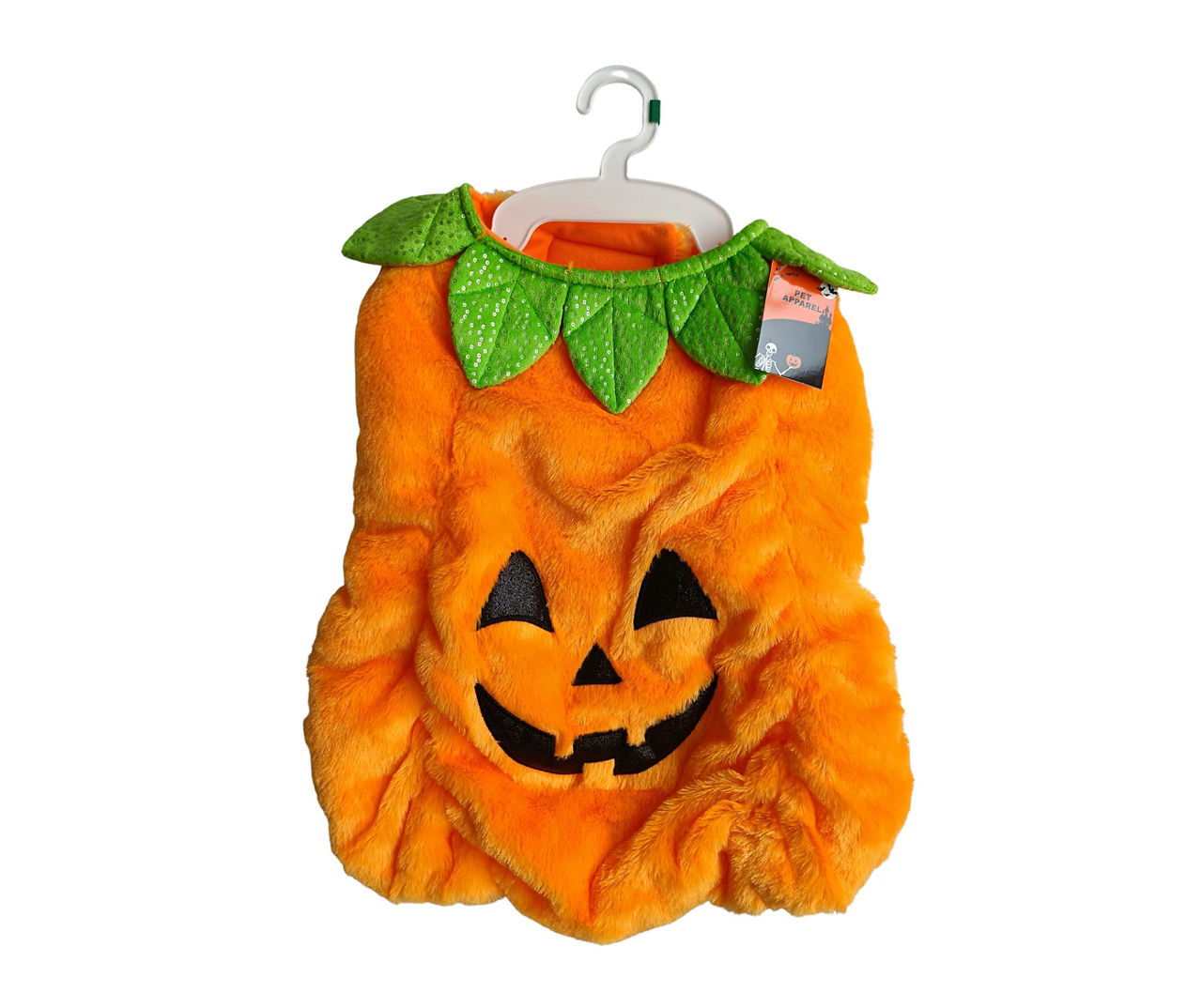 Pet Large Orange Pumpkin Costume