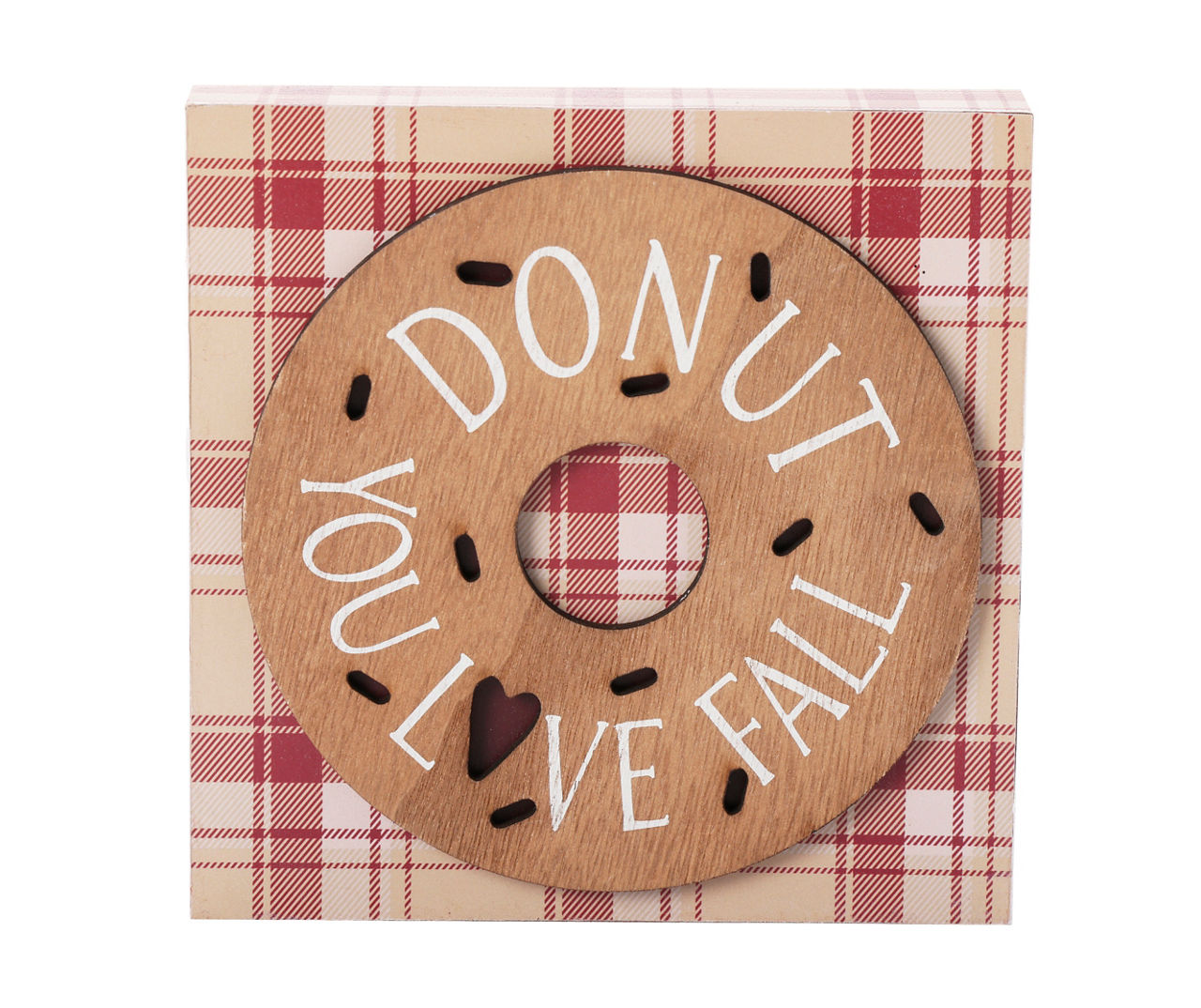"Donut You Love Fall" Box Plaque