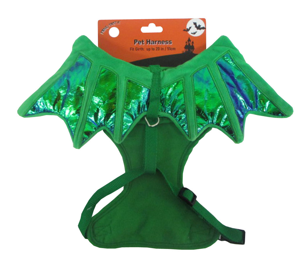 Pet Large Green Dragon Wing Harness
