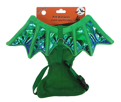 Pet Green Dragon Wing Harness
