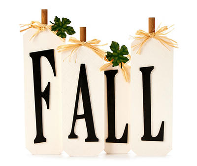 "Fall" Pumpkin Letter Tabletop Decor