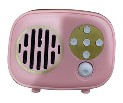 Pink Bluetooth Retro Mini Speaker