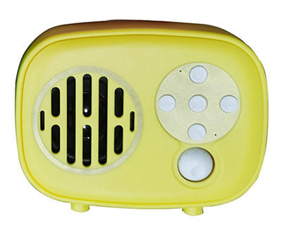 Yellow Bluetooth Retro Mini Speaker