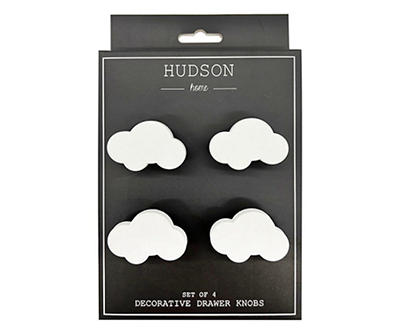 Hudson Home Cloud Drawer Knobs, 4-Pack