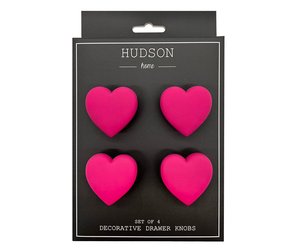 Hudson Home Heart Drawer Knobs, 4Pack Big Lots