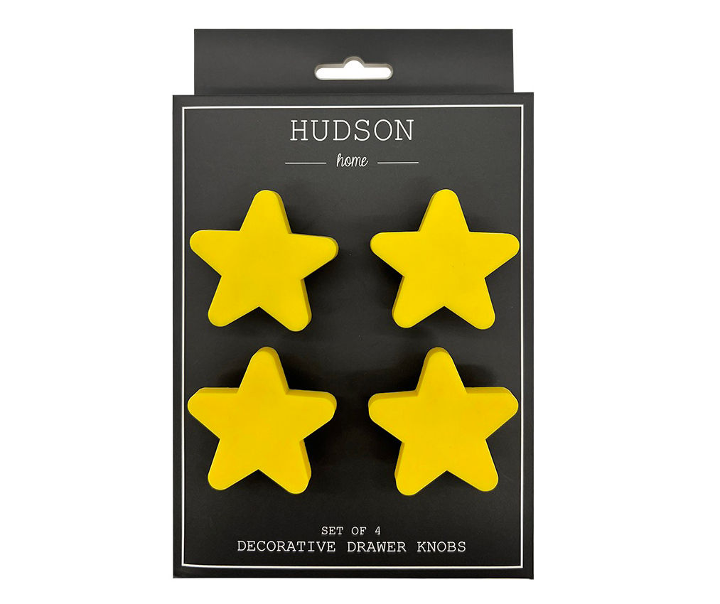 Hudson Home Star Drawer Knobs, 4Pack Big Lots