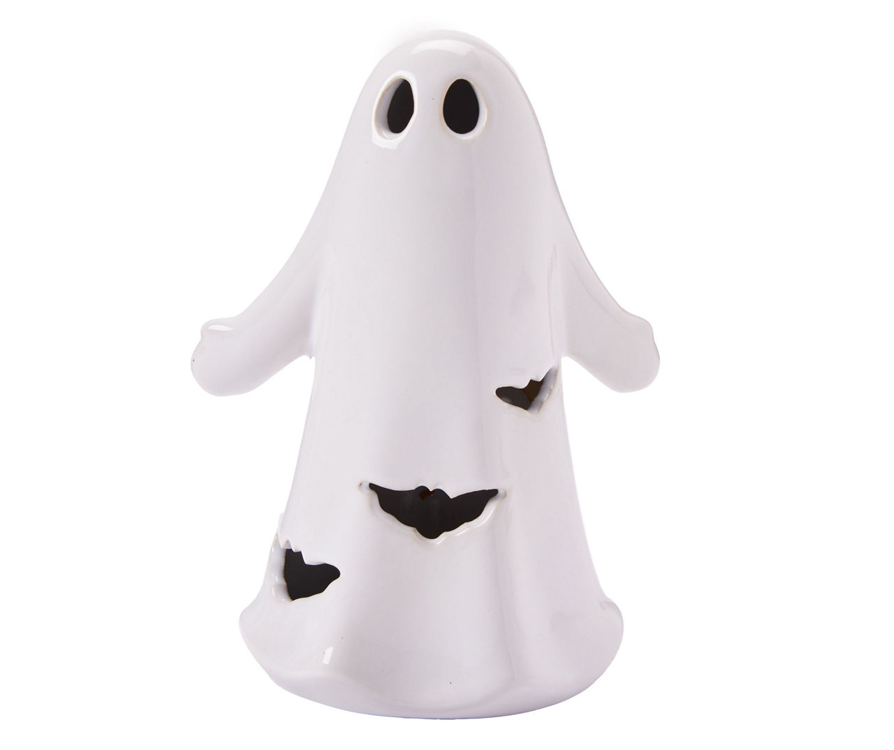 Cut-Out Ghost LED Ceramic Tabletop Decor | Big Lots