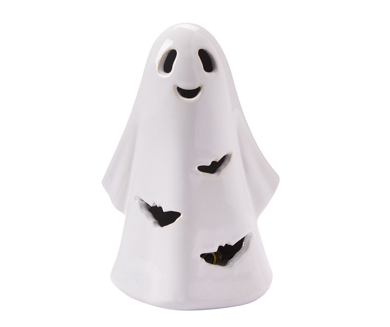 Smiling Ghost LED Ceramic Tabletop Decor | Big Lots