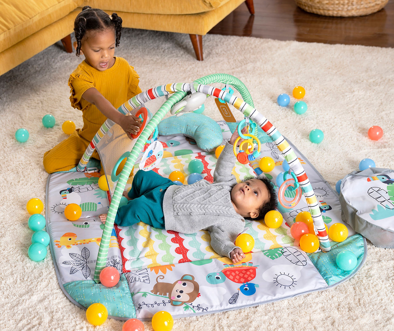 Bright Starts - 5-in-1 Your Way Ball Play™ Activity Gym & Ball Pit — Bright  Bean Toys