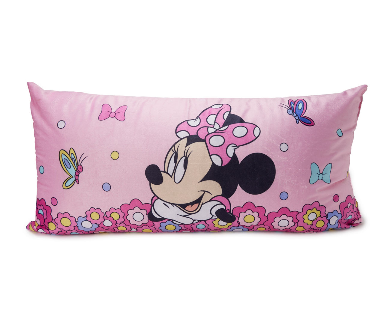 Disney Pink Minnie Mouse Dream Butterfly Body Pillow Big Lots