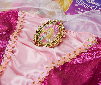 Pink Princess Aurora Kids' Costume Dress