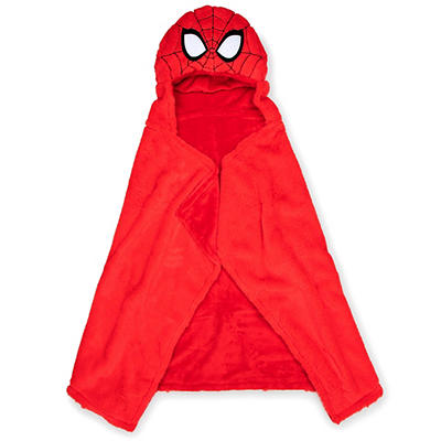 Red Spider-Man Hooded Blanket