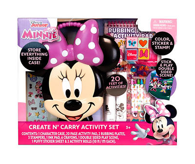 Pink Minnie Create N' Carry Activity Set