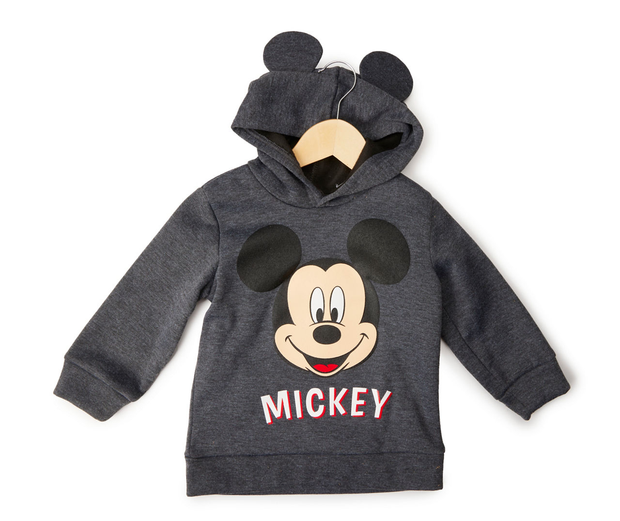 Gray mickey best sale mouse hoodie