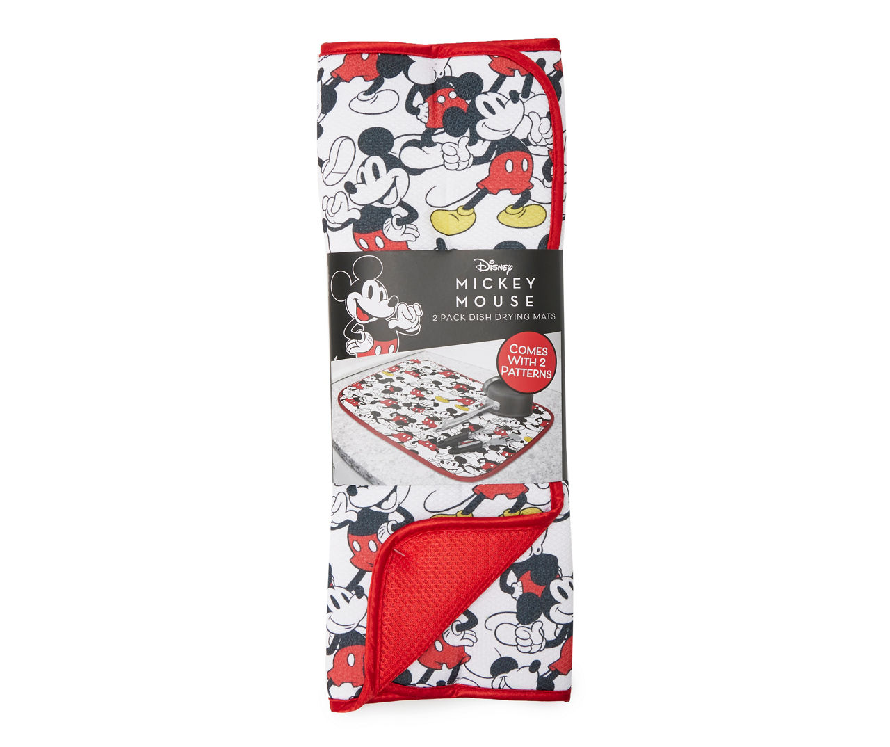  Disney Dish Towels 2 Piece Set Kitchen Cloth (Mickey Minnie  Red) : Home & Kitchen