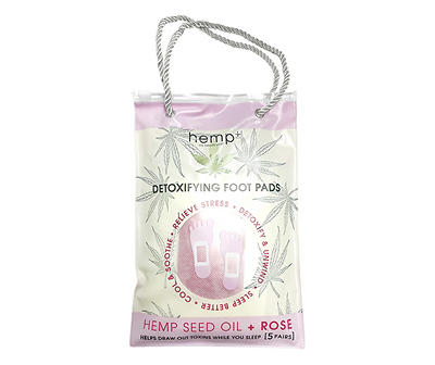 Hemp+ Rose Foot Detox Pads