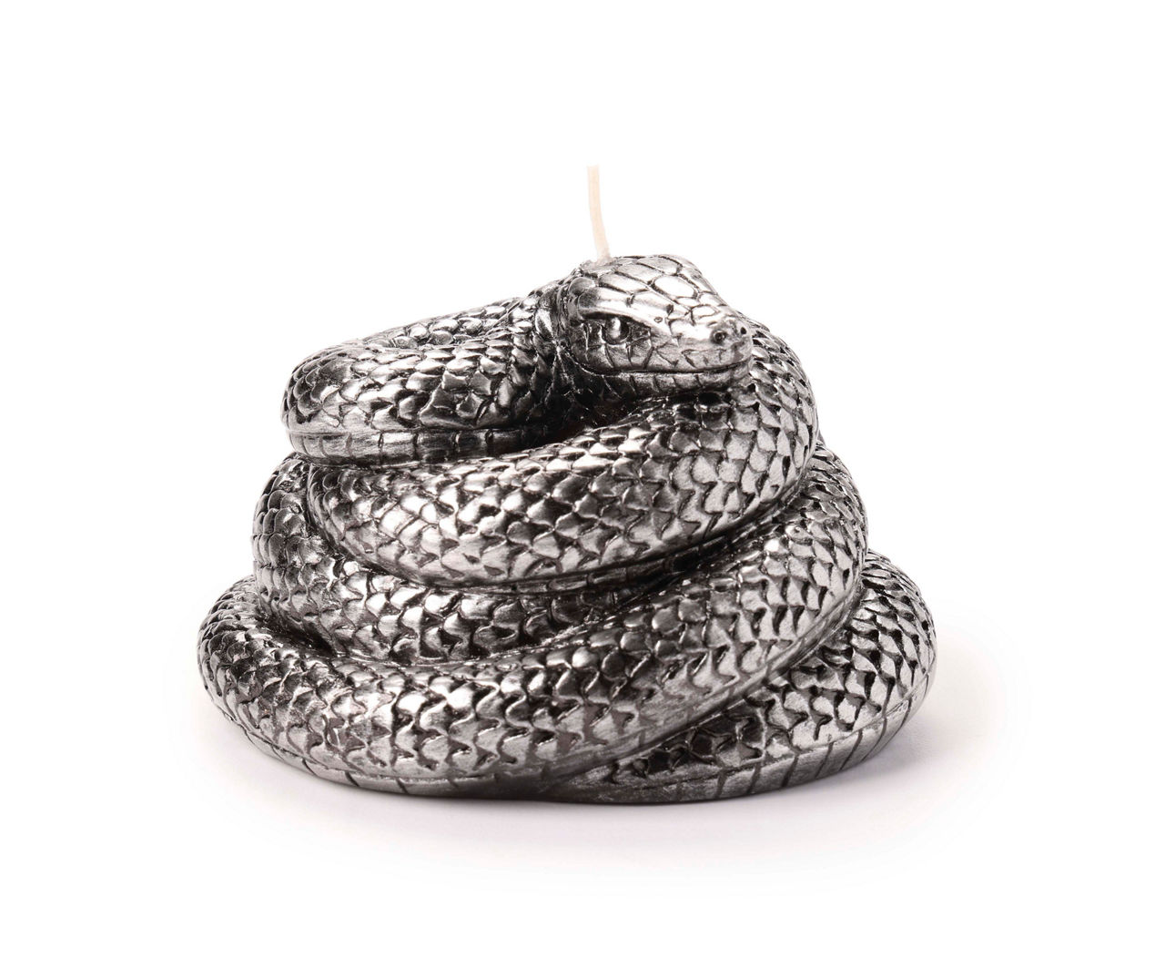 Dark Gray Metallic Snake Candle Big Lots