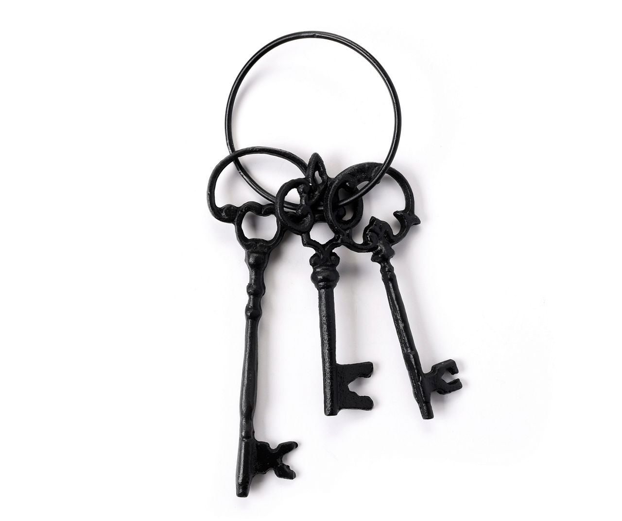 Black Vintage Metal Keys Decor | Big Lots