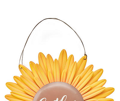 "Gather Together" Sunflower Metal Hanging Wall Decor