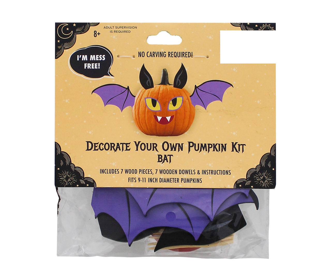 Halloween Colorful Pumpkin Bat Print Large Capacity Insulated