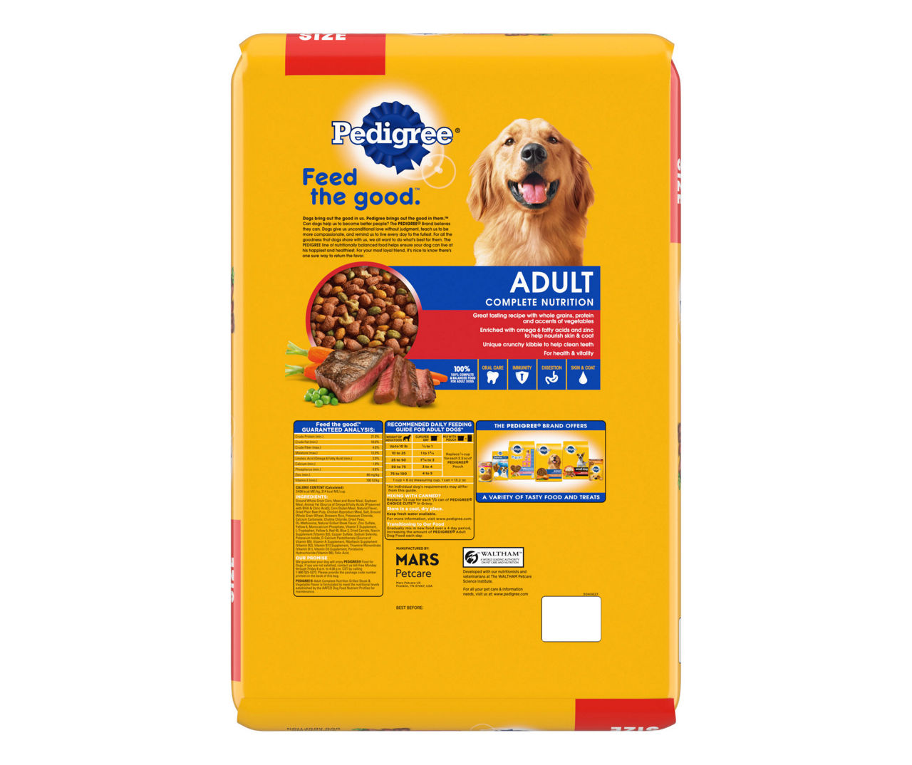 PEDIGREE For Big Dogs Adult Complete Nutrition Large Breed Dry Dog