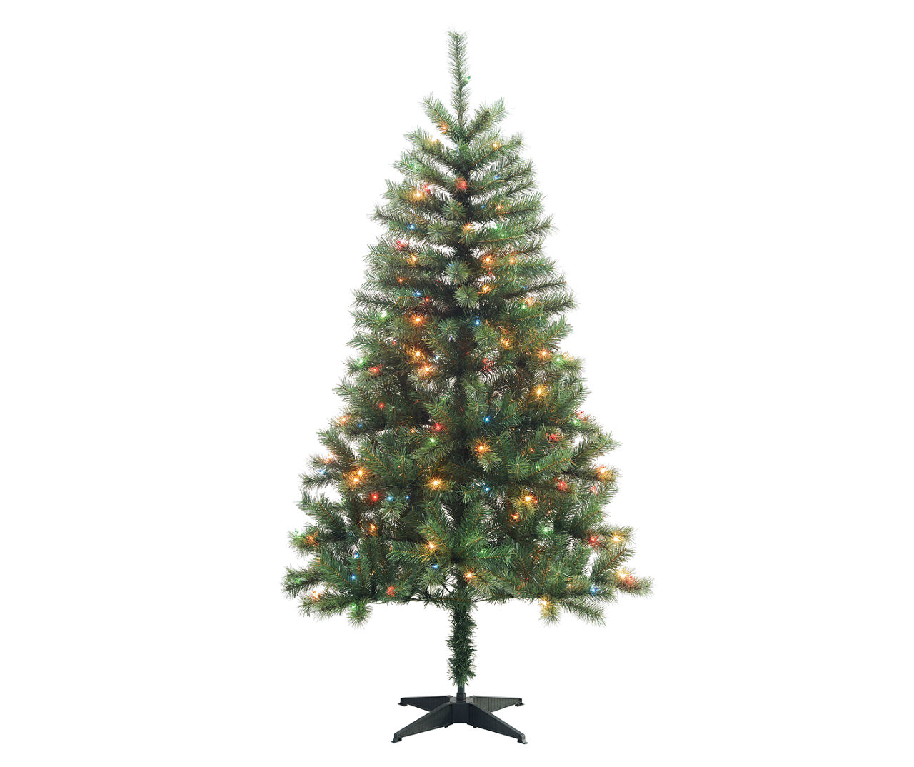 6' Sentiments Pre-Lit Artificial Christmas Tree with Multi-Color Lights