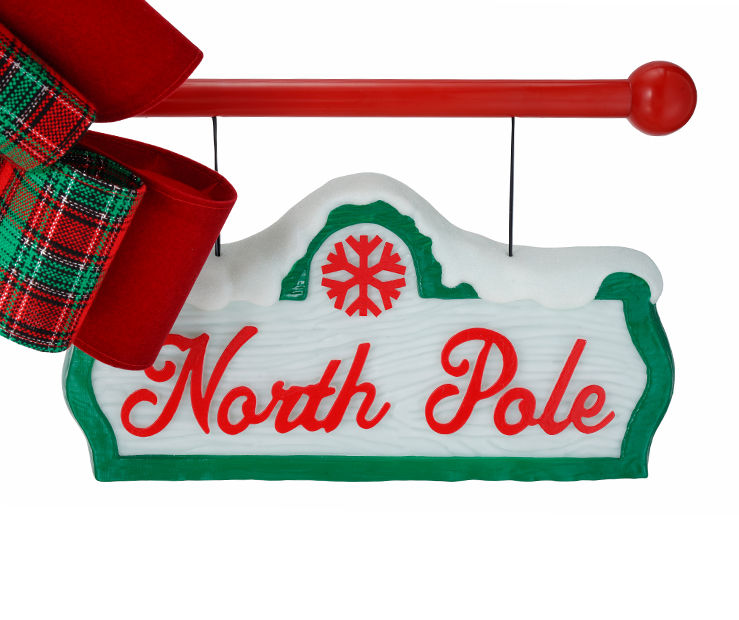 Buy North Pole Sign, Bed and Breakfast Sign, Christmas Clearance