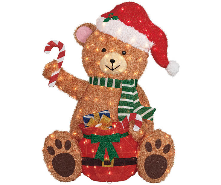 christmas teddy bear clip art